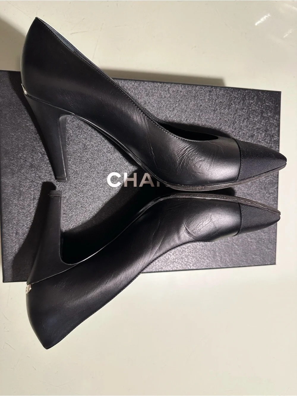 CHANEL authentic leather